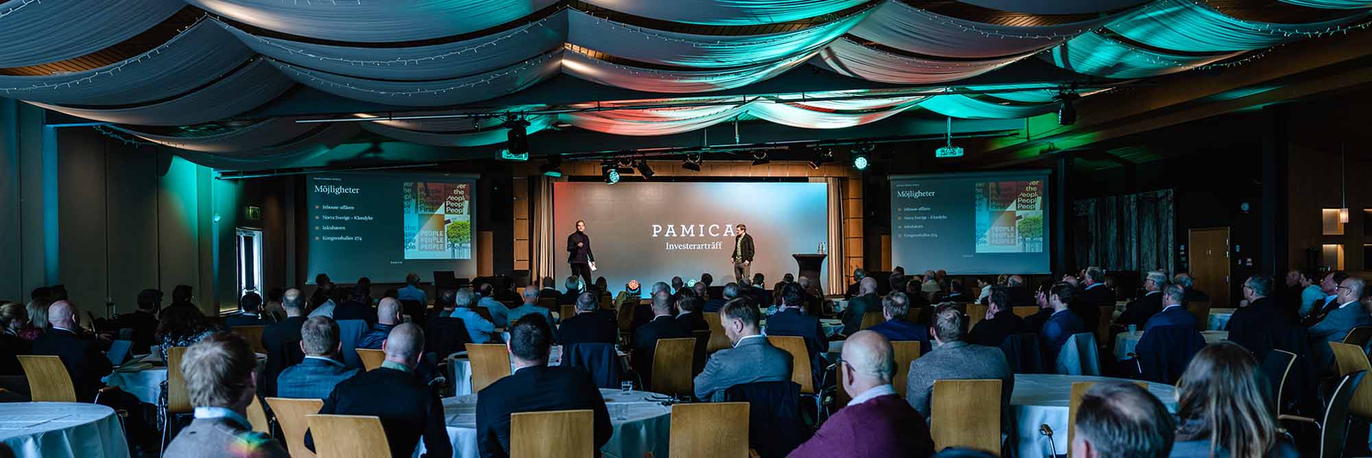 Audio Lights group en vass teknikleverantör vid konferens